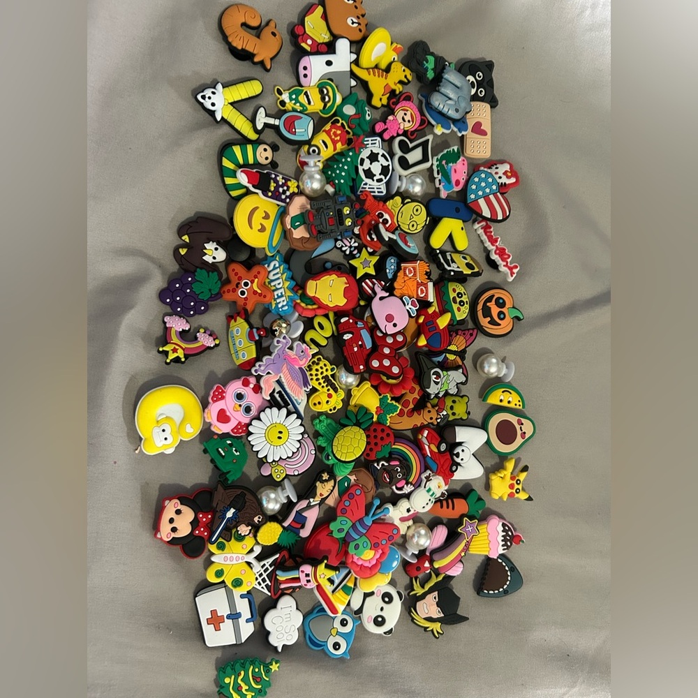 Colorful Kids Toy Charms - Mixed Bright Colors